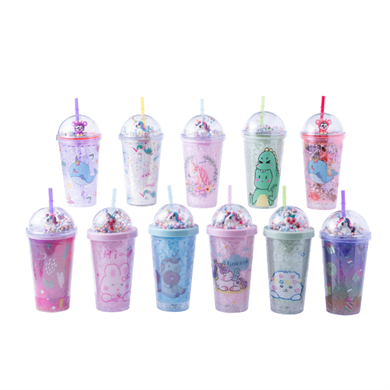 Yılbaşı Özel Pipetli Bardak Karamel ve Twist Çikolata