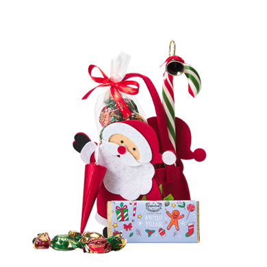 Yılbaşı Özel Set - Noel Babalı Küçük Keçe Çanta
