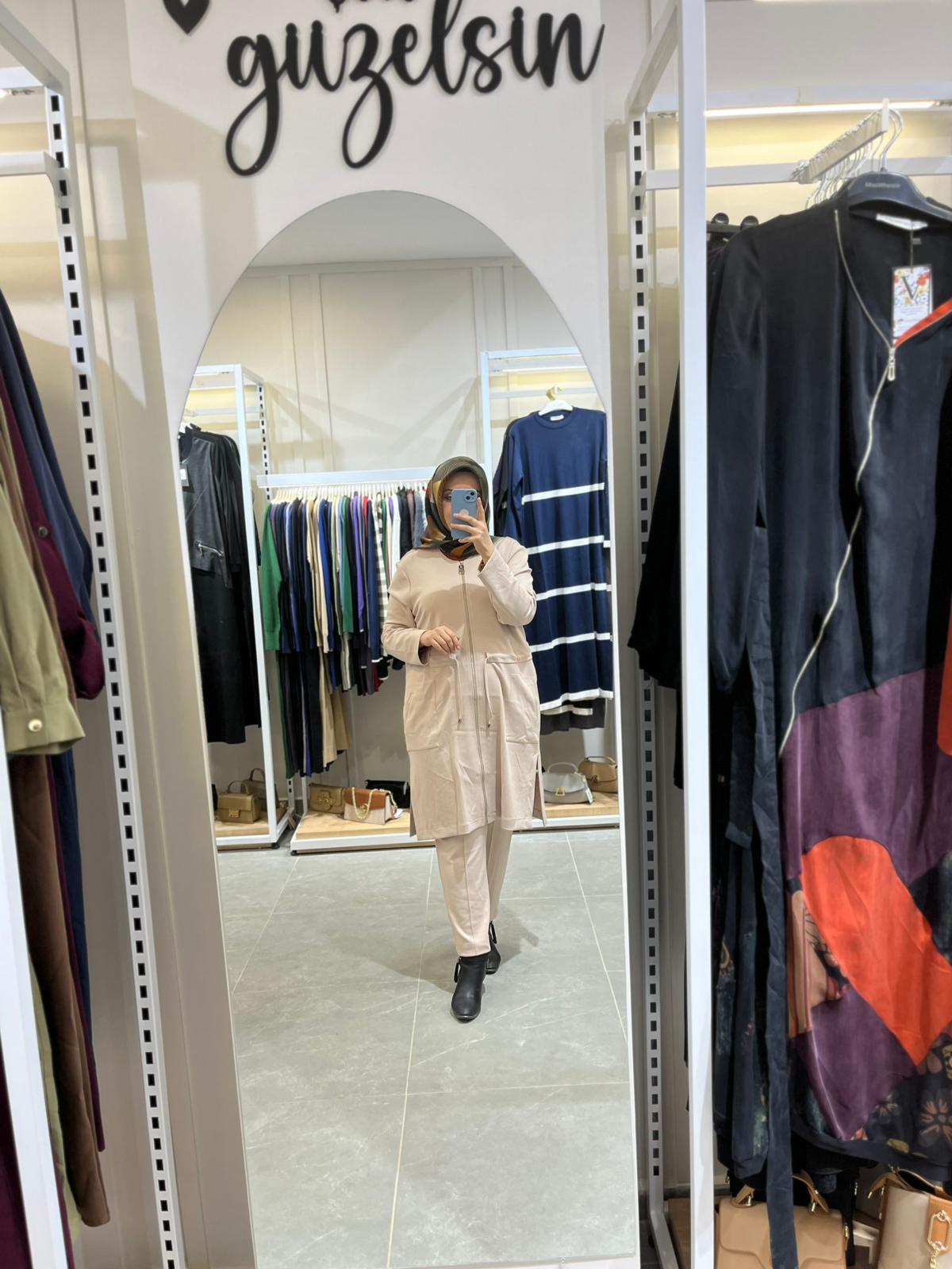 Nuss Modal Takım 6012 Bej