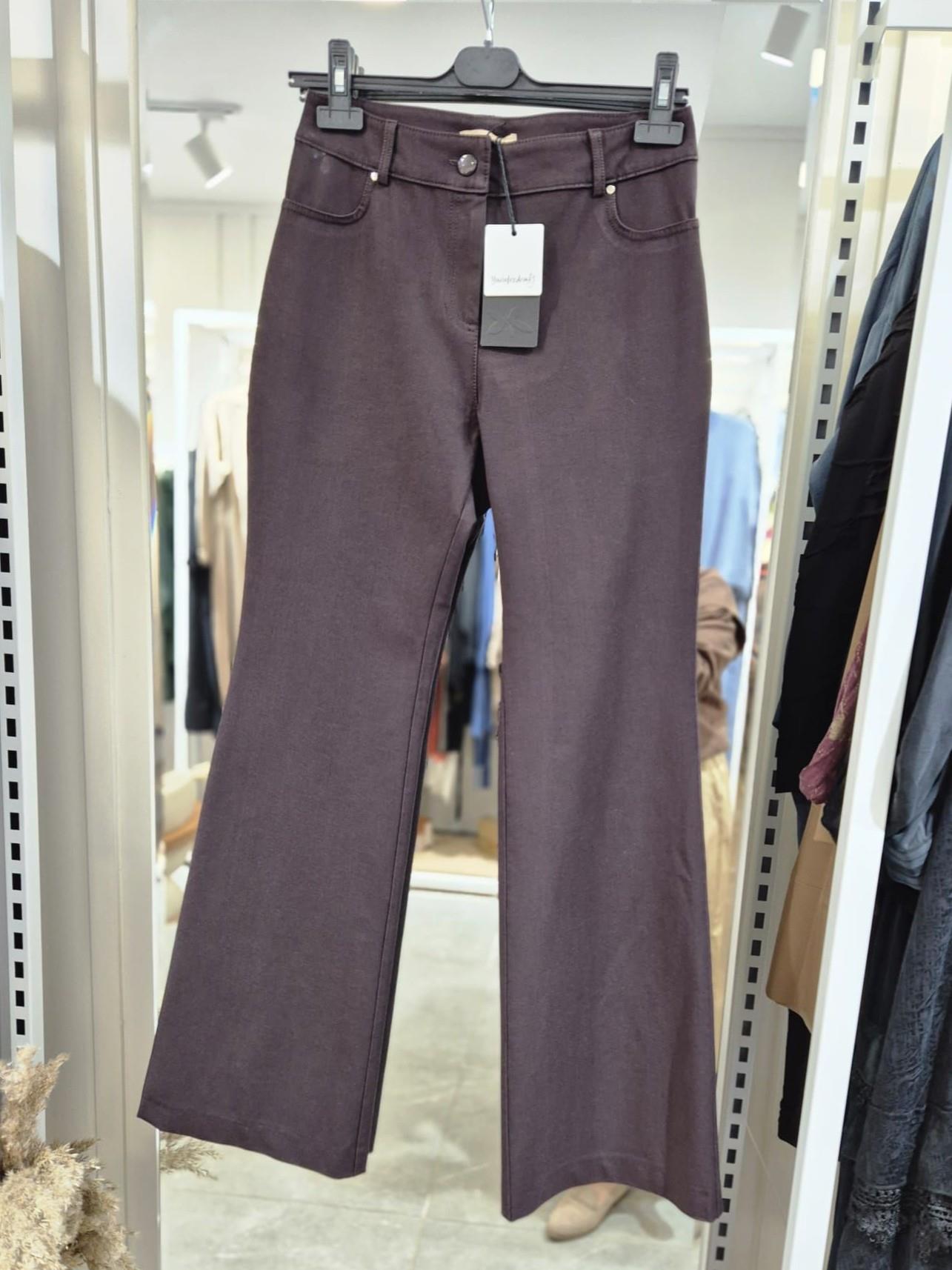 Yusuf Özdemir İspanyol Paça Pantolon Kahve