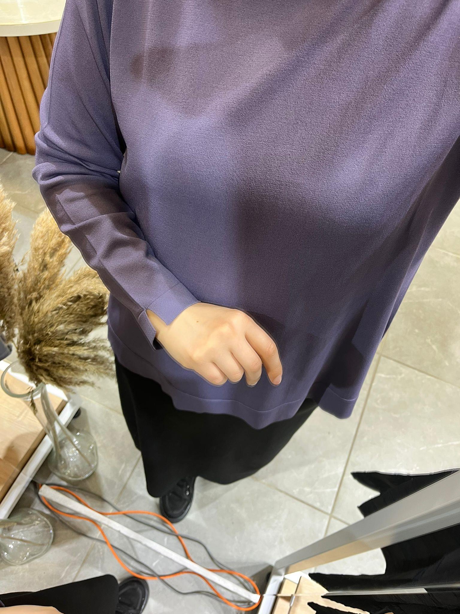 Nuss 902 Basic Merserize Tunik Lavanta