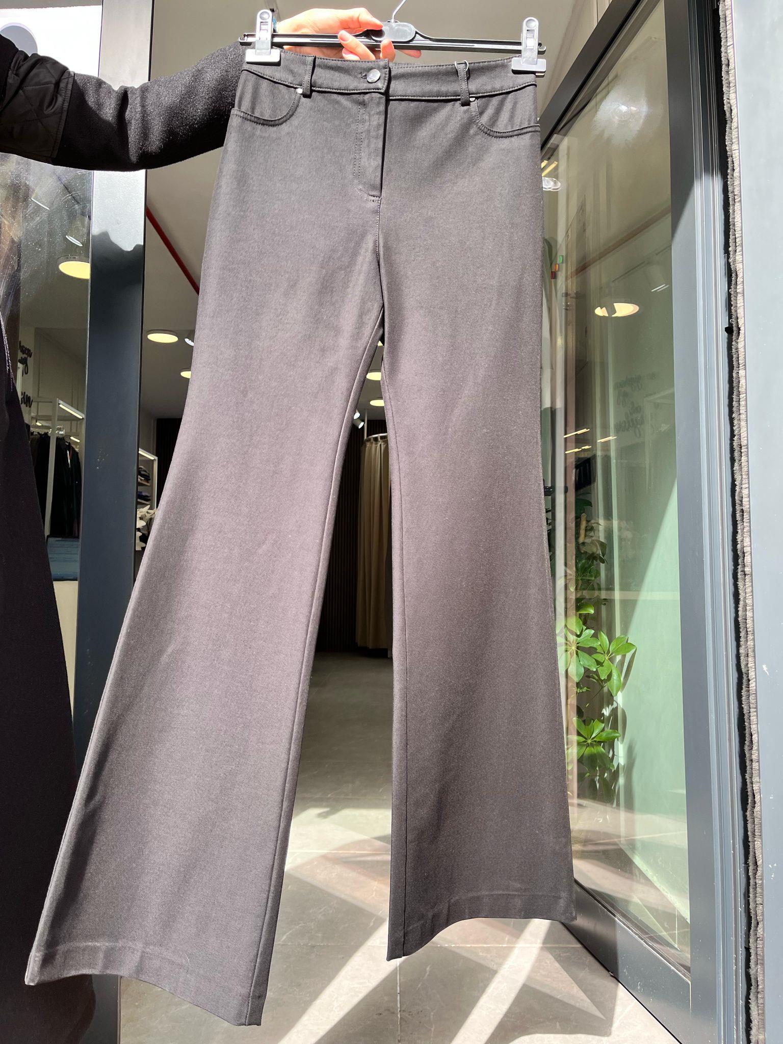 Yusuf Özdemir İspanyol Paça Pantolon Siyah