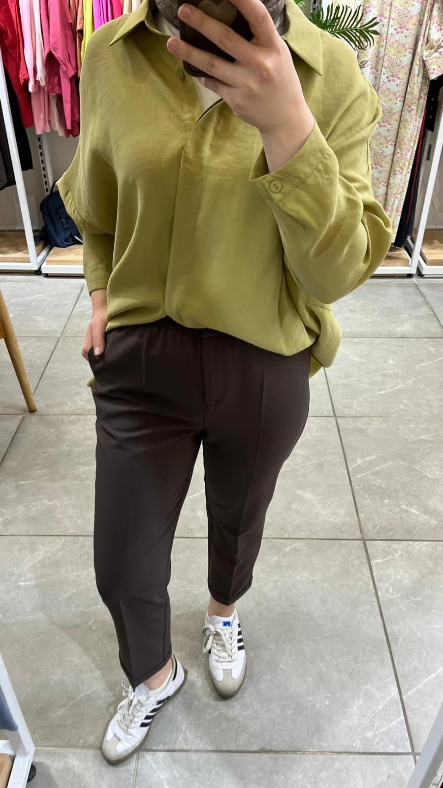 Yusuf Özdemir Duble Paça Pantolon Kahve