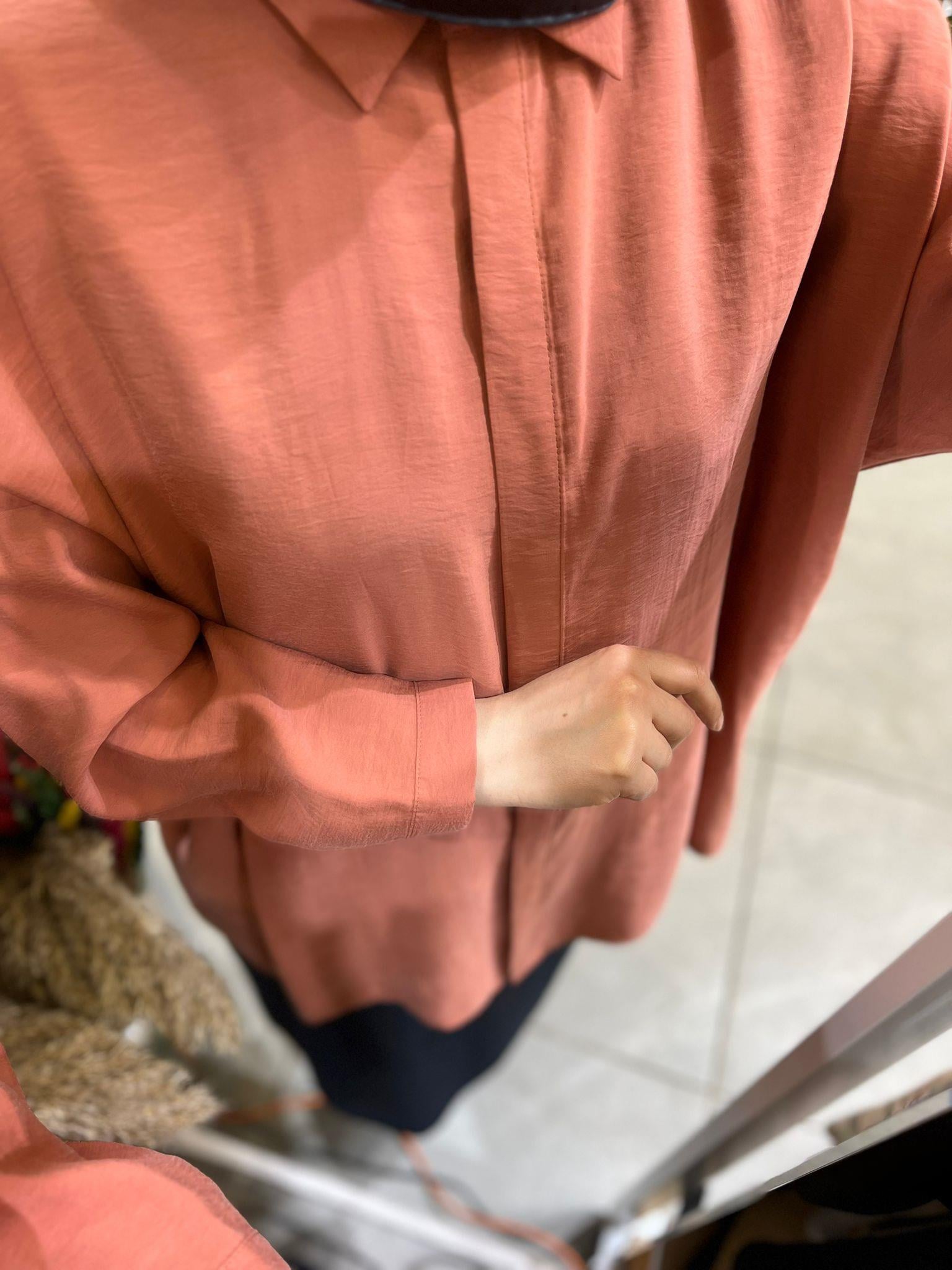 Nuss 3001 Oversize Düğmeli Gömlek Anfora