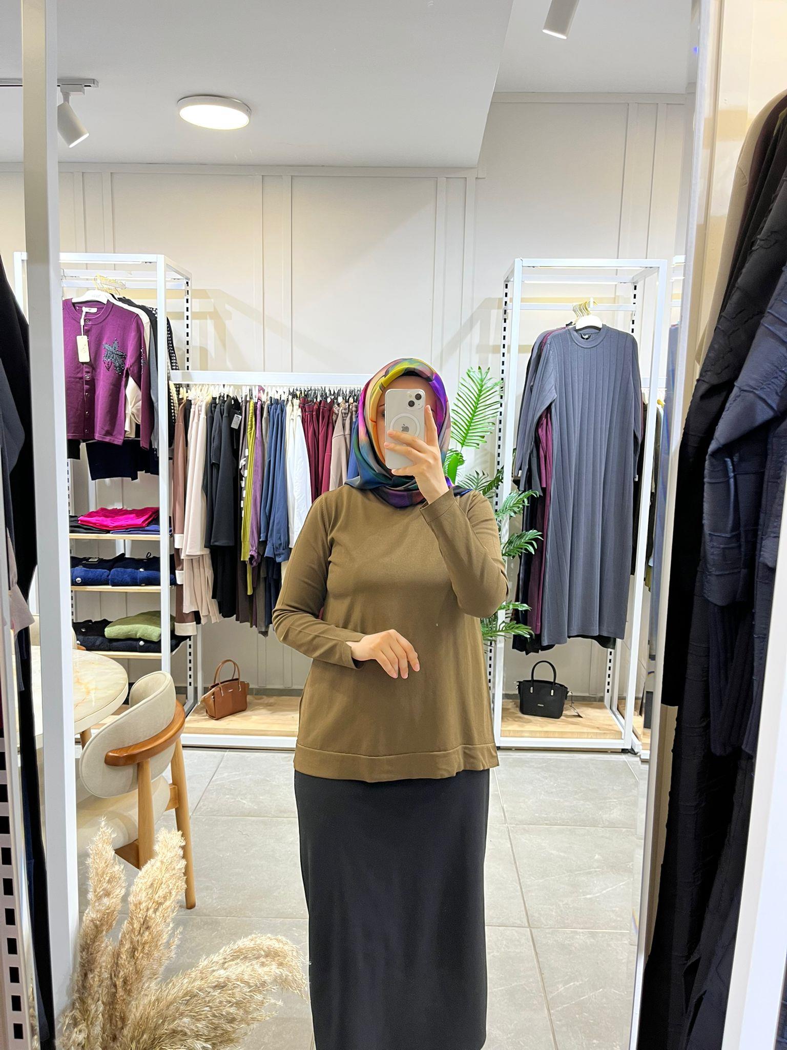 Nuss Standart Merserize Tunik 902 Kahve