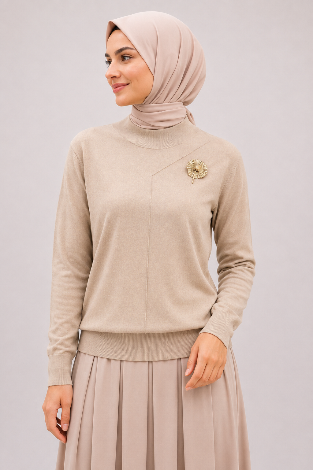 Nuss Basic Tunik Ns-27K200 Bej