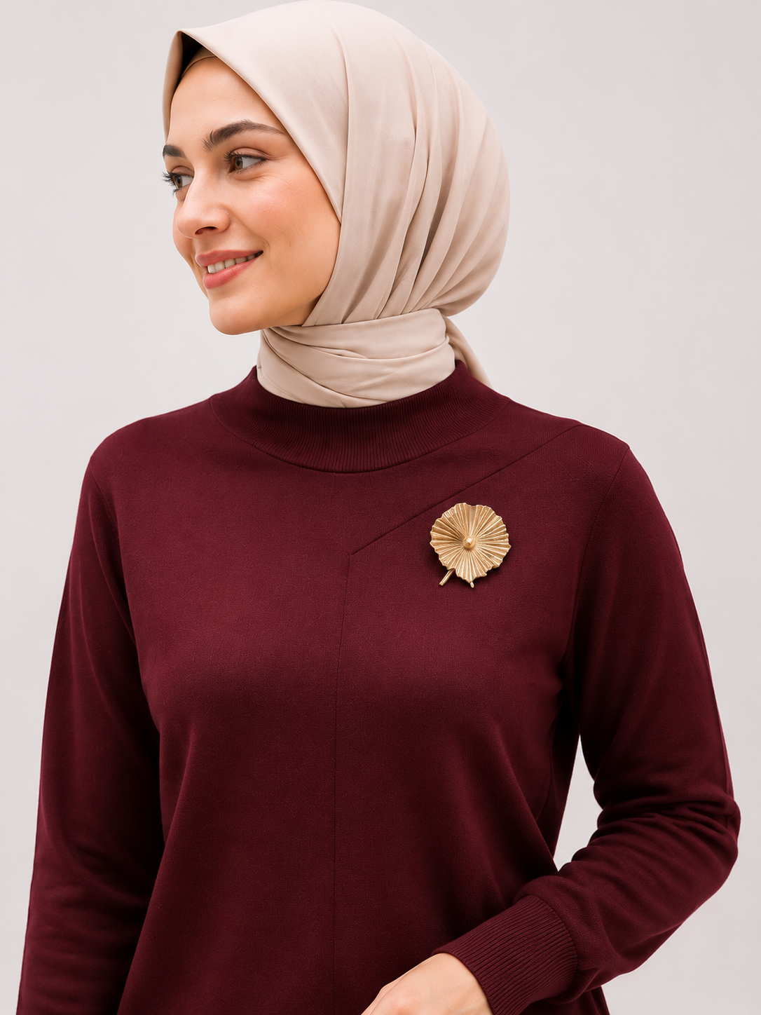 Nuss Basic Tunik Ns-27K200 Bordo