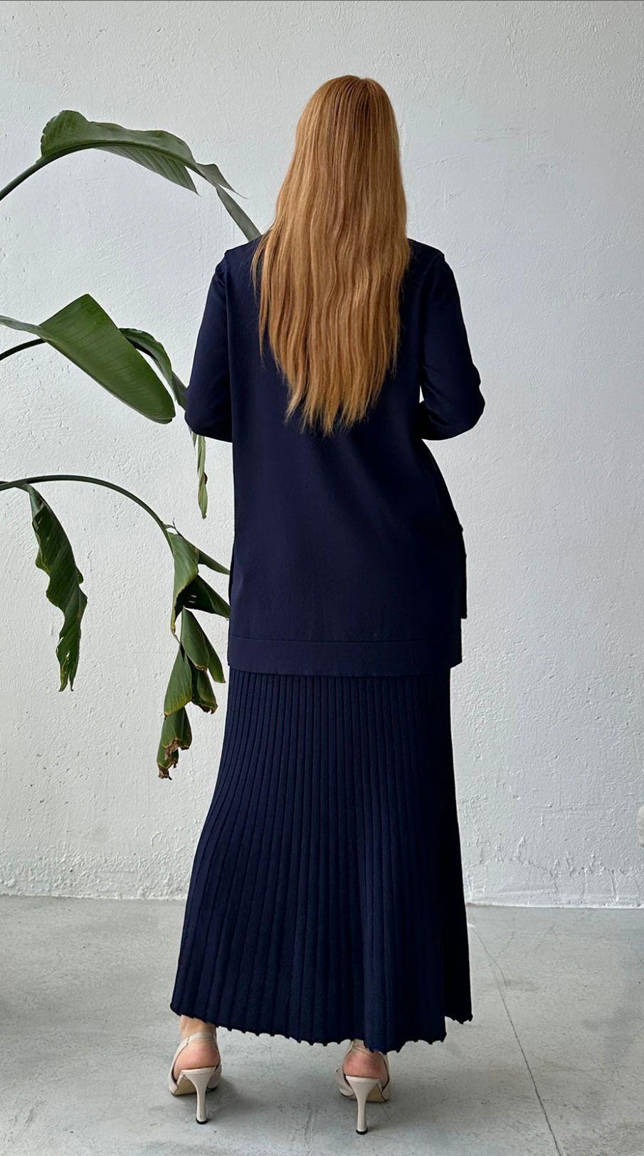 Missa Rayon Asmin Tunik Lacivert