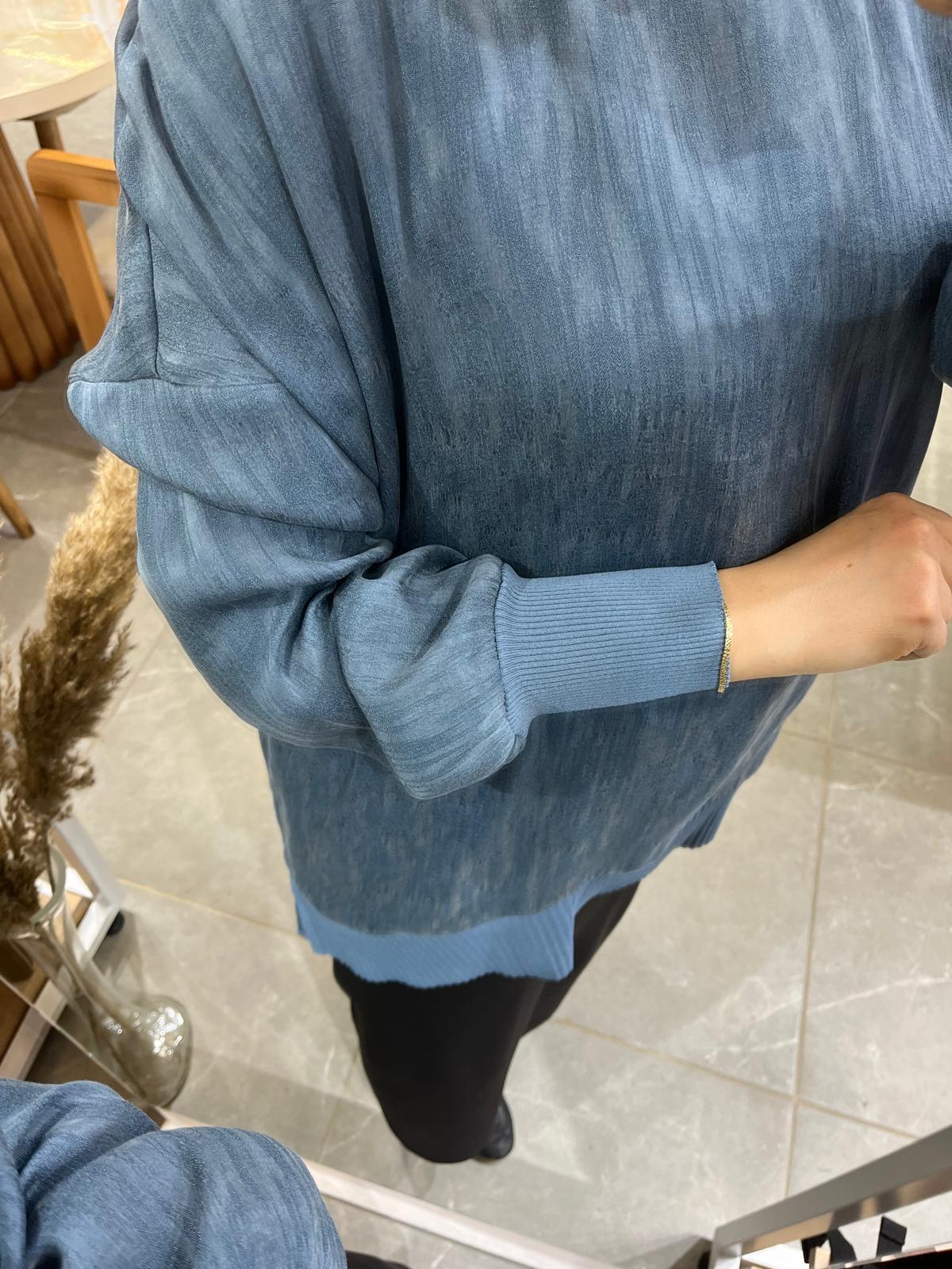 Nuss Tunik Mavi 3009