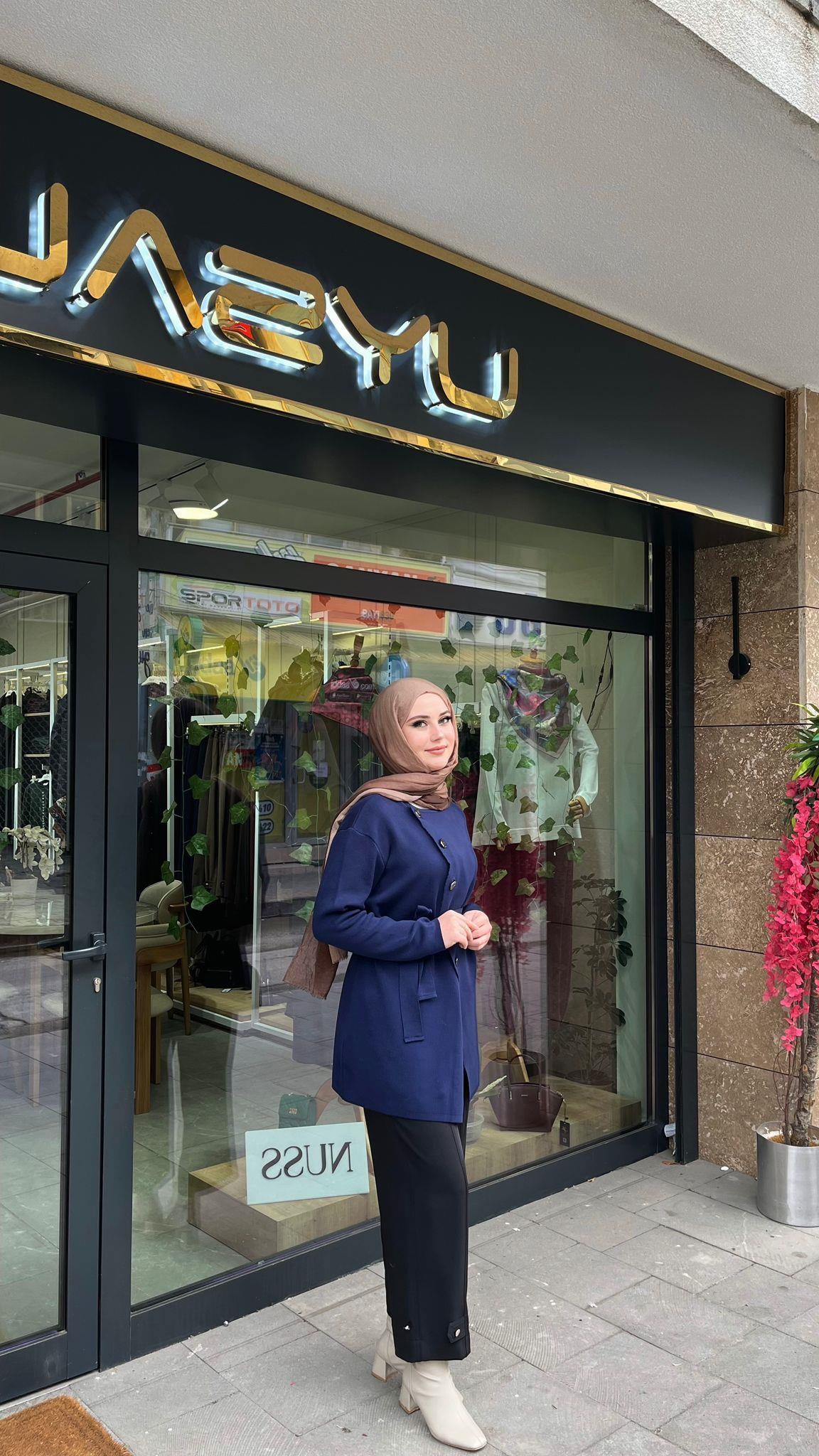 Yusuf Özdemir Beli Lastikli Paraşüt Detaylı Pantolon 1547