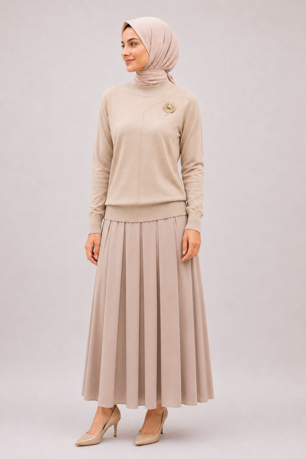 Nuss Basic Tunik Ns-27K200 Bej