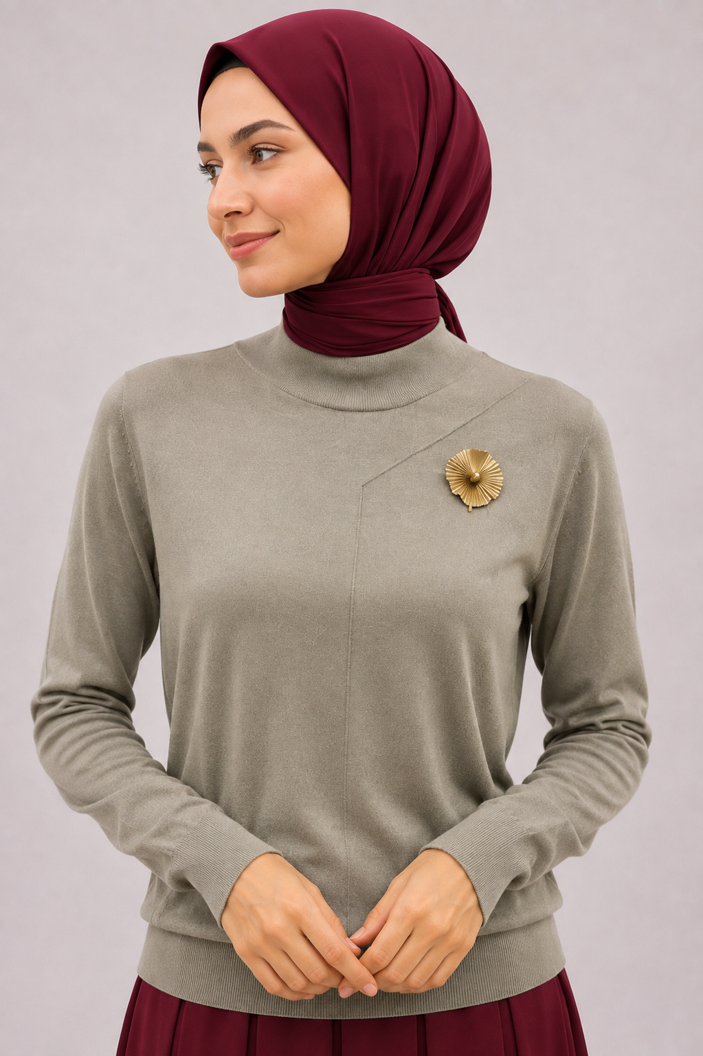 Nuss Basic Tunik Ns-27K200 Gri
