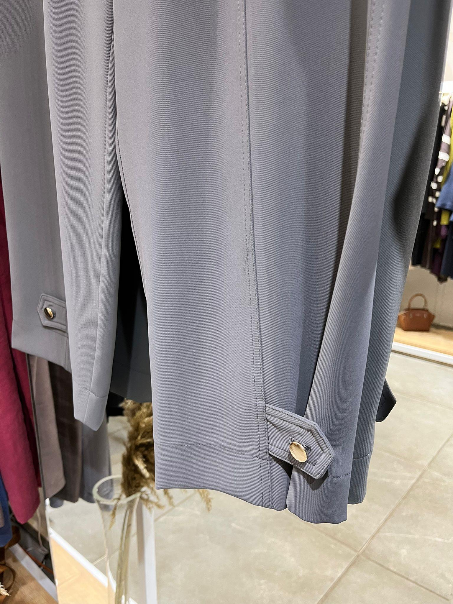 Yusuf Özdemir 1547 Beli Lastikli Paraşüt Detaylı Pantolon Gri