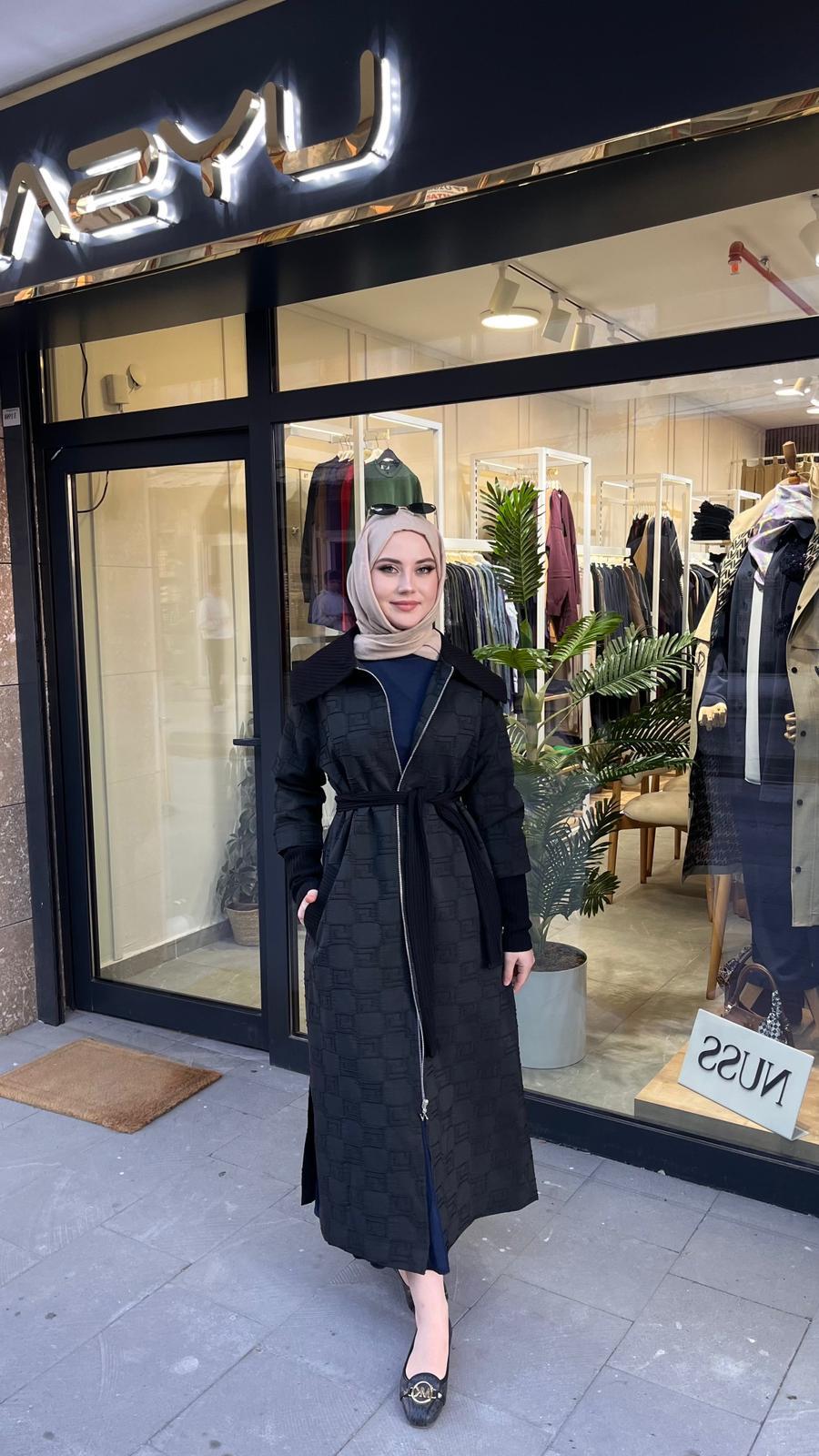 Nuss 6004 Pardesü Siyah