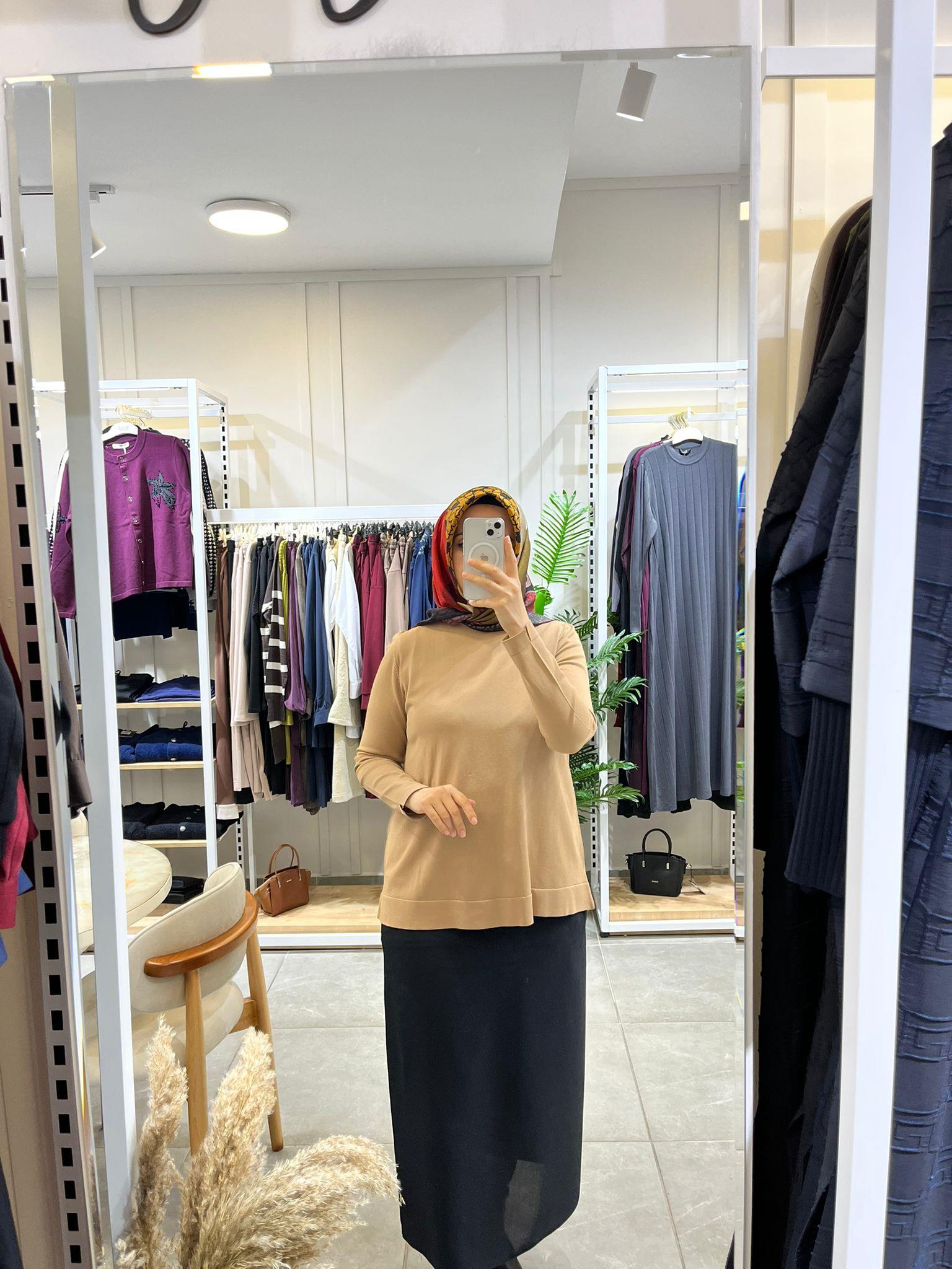 Nuss 902 Basic Merserize Tunik Mocha