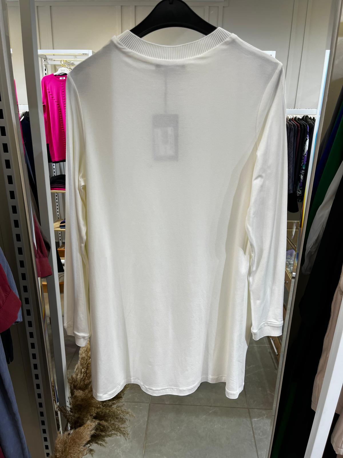 QMASH 9007 UZUNKOL ŞİFON İÇLİK EKRU