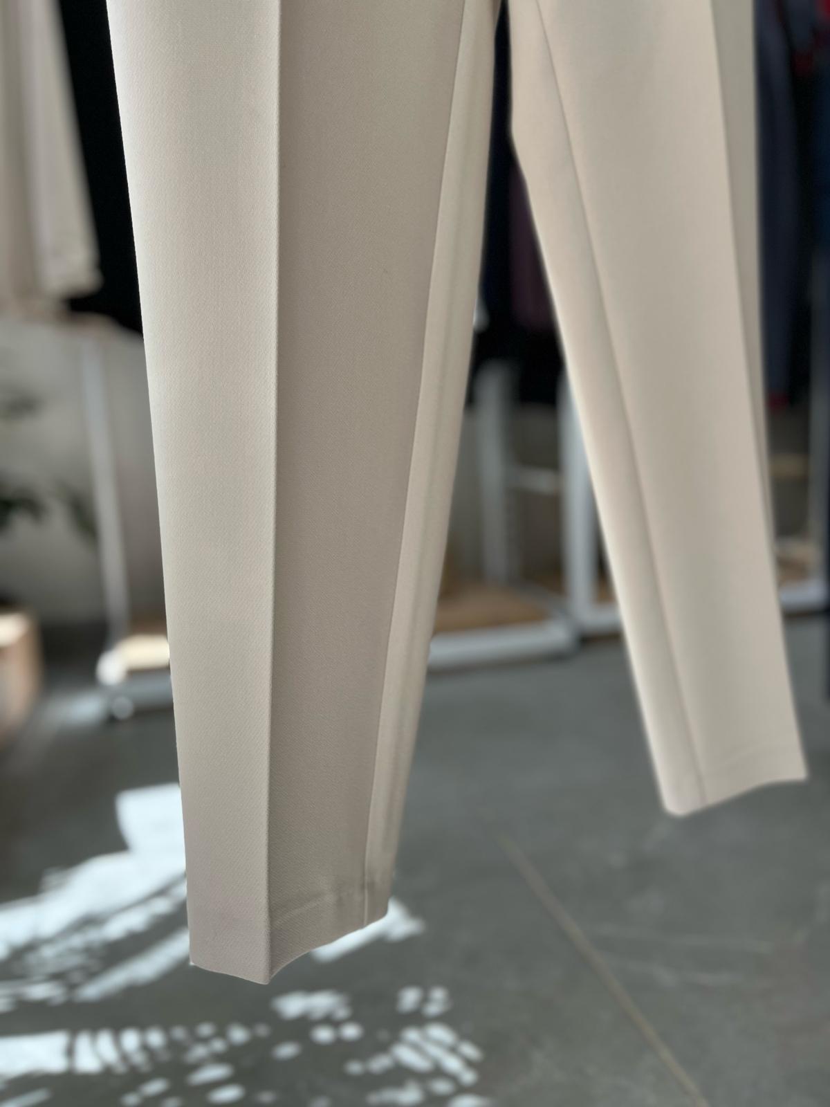 Yusuf Özdemir Çirt Düğmeli Pantolon Taş 1408