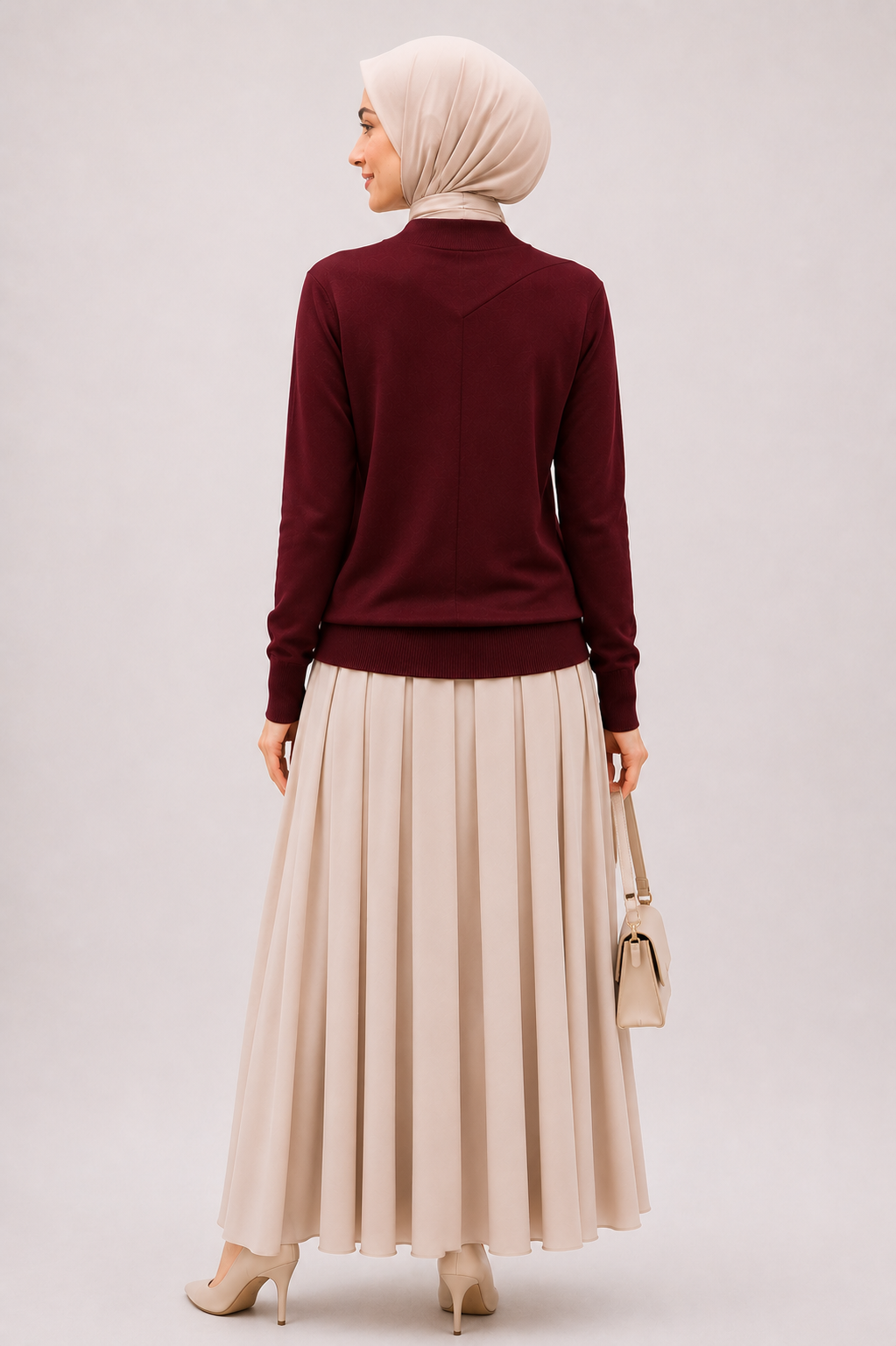 Nuss Basic Tunik Ns-27K200 Bordo
