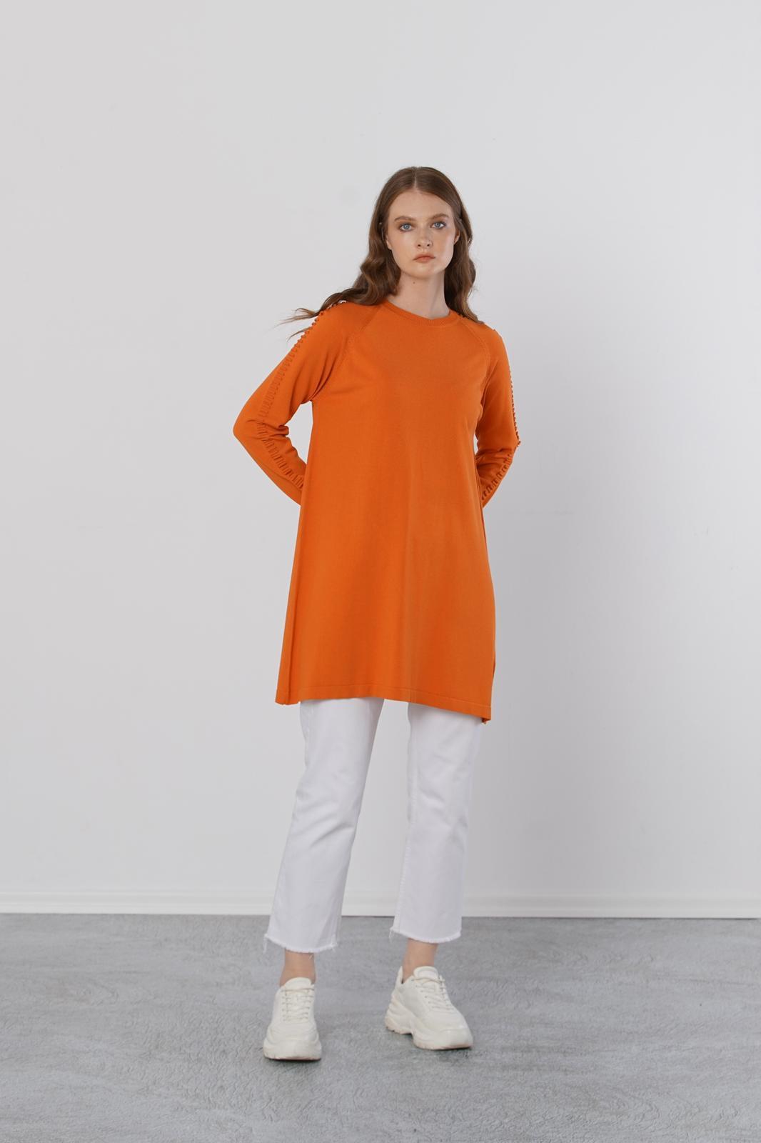 Nuss Kol Fitilli Tunik 928