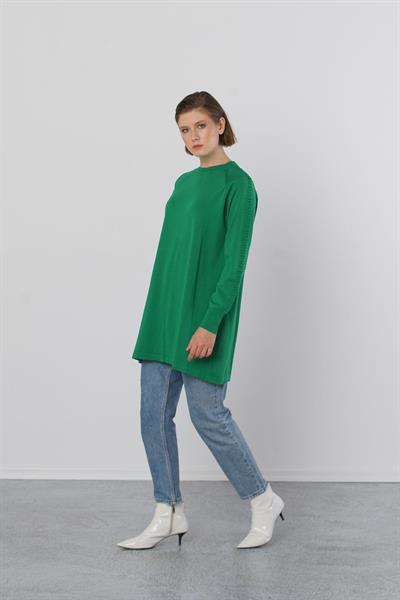 Nuss Kol Fitilli Tunik 928