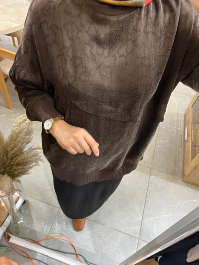 Nuss 3003 Tunik Kahve