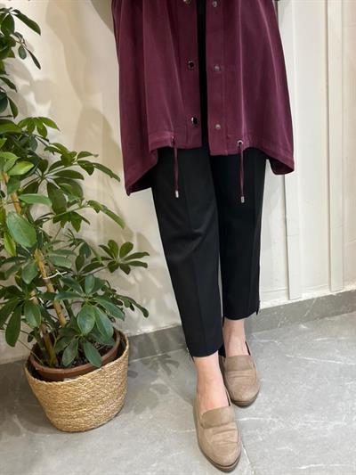 Yusuf Özdemir Fermuar Detaylı Pantolon Siyah 1101