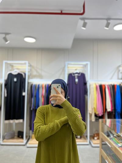 Nurcan Çetin Fitilli Takım 012 Yağ Yeşili