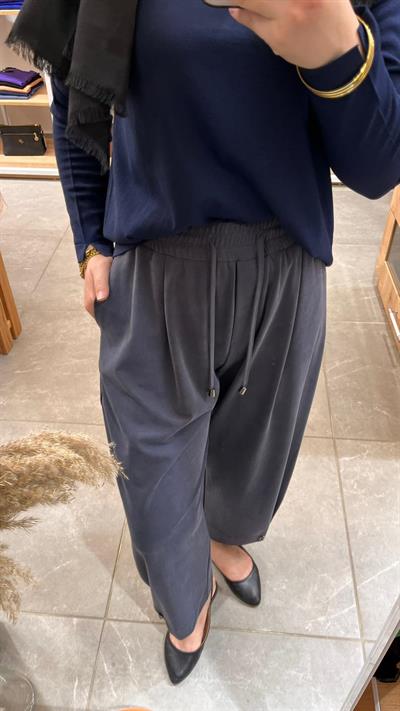 Yusuf Özdemir 1559 Paçası Lastikli Pantolon Antrasit