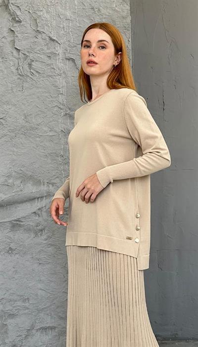 Missa Rayon Asmin Tunik Bej