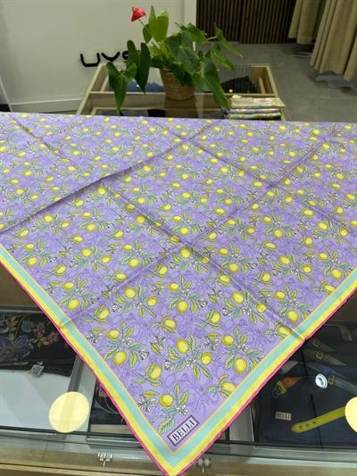 Belli Saf İpek Eşarp 4212D (T)-55 LİLA