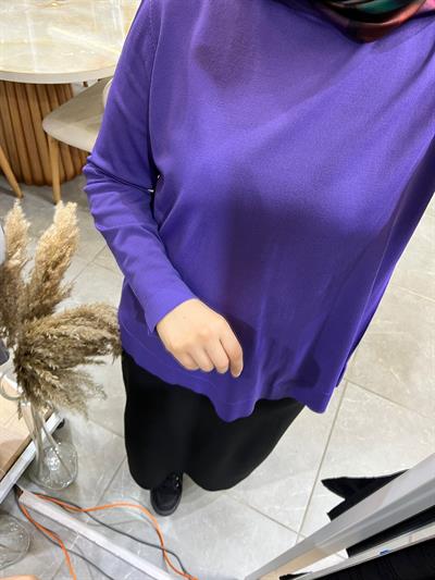 Nuss 902 Basic Merserize Tunik Lila