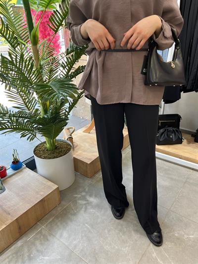 Yusuf Özdemir Palazzo Pantolon Siyah 1395