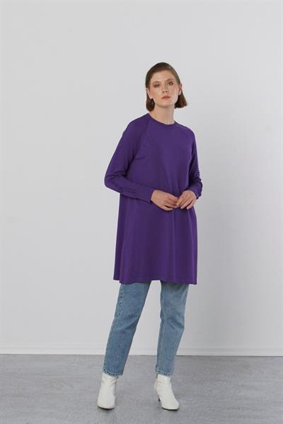 Nuss Kol Fitilli Tunik 928