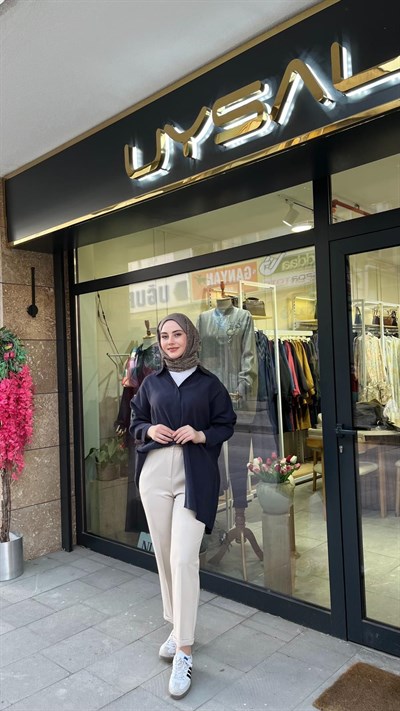 Yusuf Özdemir Duble Paça Pantolon Bej