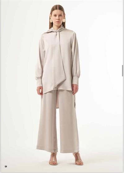 Nuss İpek Krep İkili Takım 1006 Kum