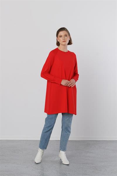 Nuss Kol Fitilli Tunik 928