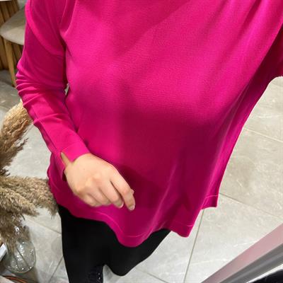 Nuss 902 Basic Merserize Tunik Fuşya