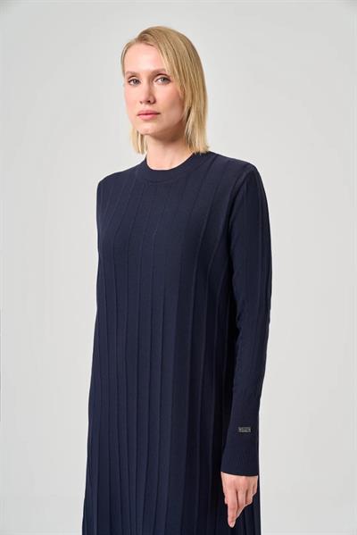 Missa Astana Merserize Elbise Lacivert