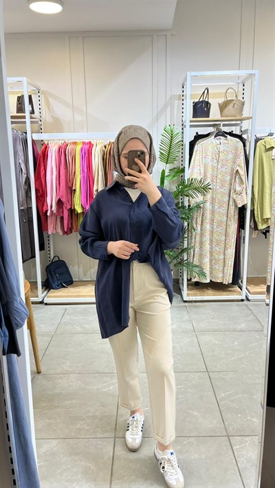 Yusuf Özdemir Duble Paça Pantolon Bej