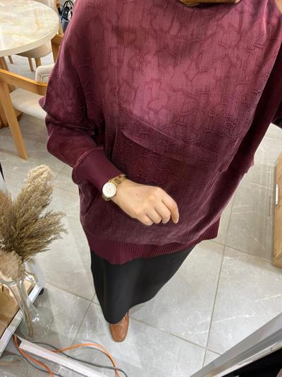 Nuss 3003 Tunik Bordo