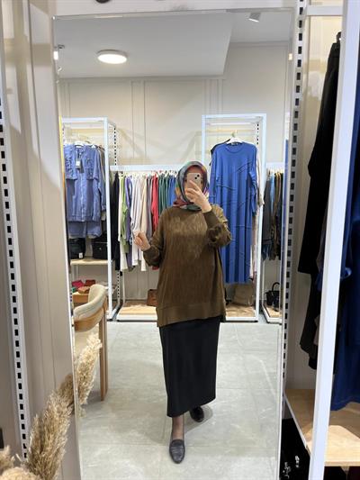 Nuss Tunik Kahve 3009