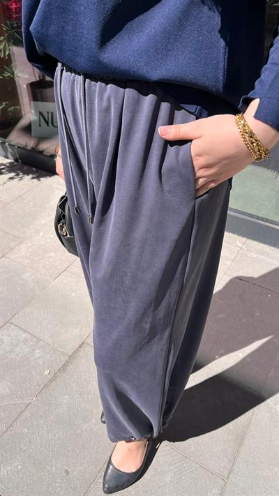 Yusuf Özdemir 1559 Paçası Lastikli Pantolon Antrasit