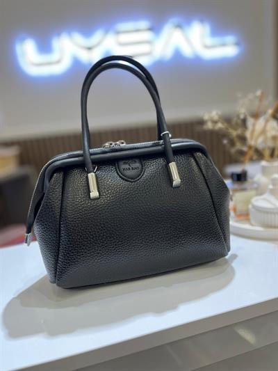 Nas Vintage Kadın Midi Boy El ve Çapraz Çanta Lacivert Lopez 1420