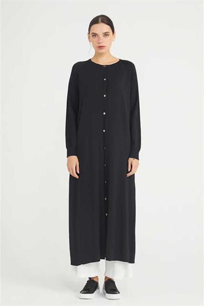 Nuss Triko Hırka 512  Siyah