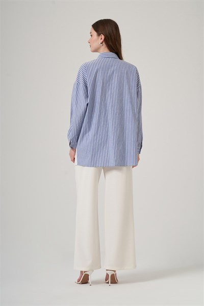 Nuss 26Y3007 Gömlek Mavi