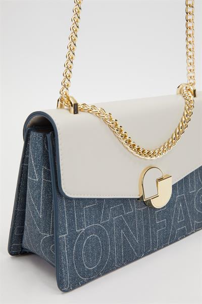 Levidor Kumaş Dokulu Omuz Çantası 930246 Mavi