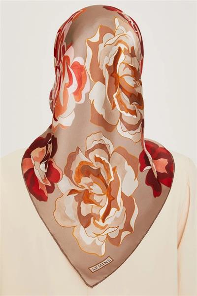 Armine Sura Saf İpek Eşarp 9234D0101