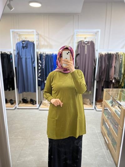 Nuss Kol Fitilli Tunik 928