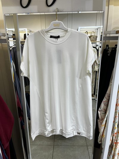 Qmash Penye Tunik Ekru 4303