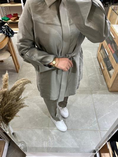 Nuss Pantolonlu Takım Gri 1050